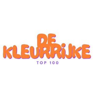Dekleurrijke top 100 logo