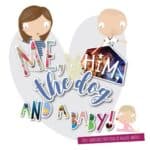 Me, him, the dog and a baby logo