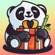 Geschenk Panda logo