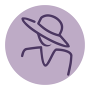 Glam World Walk logo