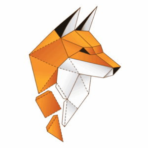 Papercraft 3D logo