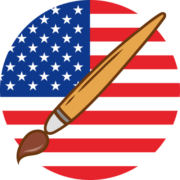 Usartists.org logo